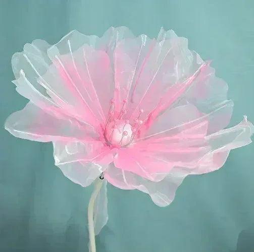 Large Artificial Flower Home Party Decoration Peony Layered Fluffy Floor Display Fake Flower Wedding Garden Decor Photo Props - nimteststore